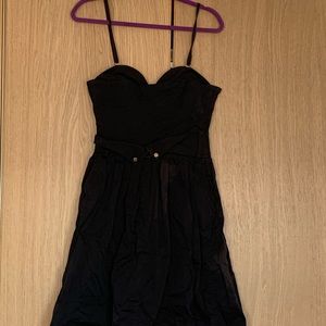 Nanushka black dress corset style size 6 - strap needs new loop
